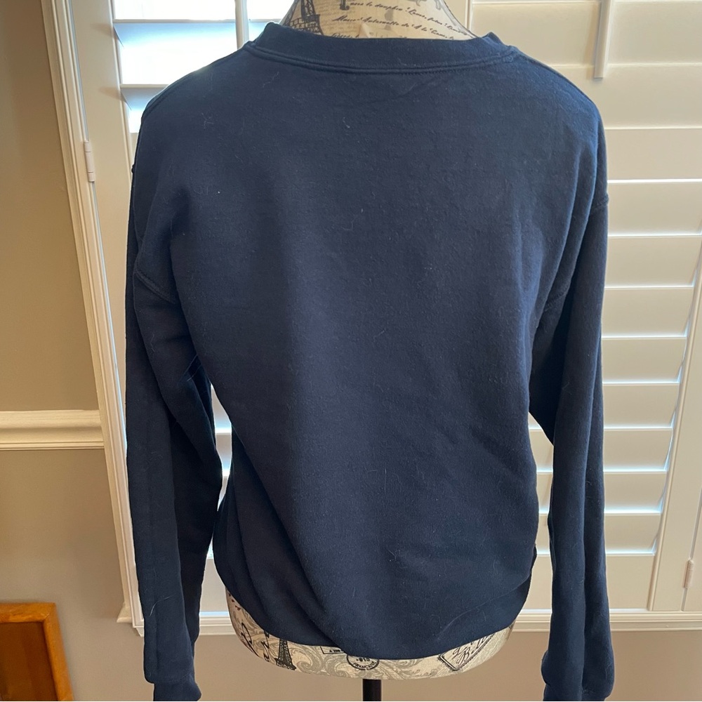 Gildan Heavy Blend Navy Sweatshirt - Picture 2 of 4